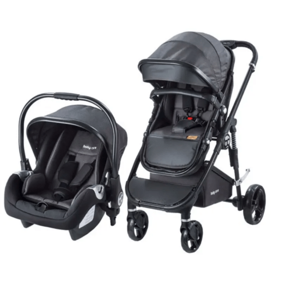 Poussette duo BABY CARE – noir noir