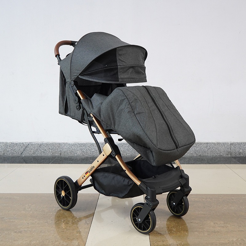 Kidilo POUSSETTE VALISE COMPACTE AVEC COUVRE JAMBE