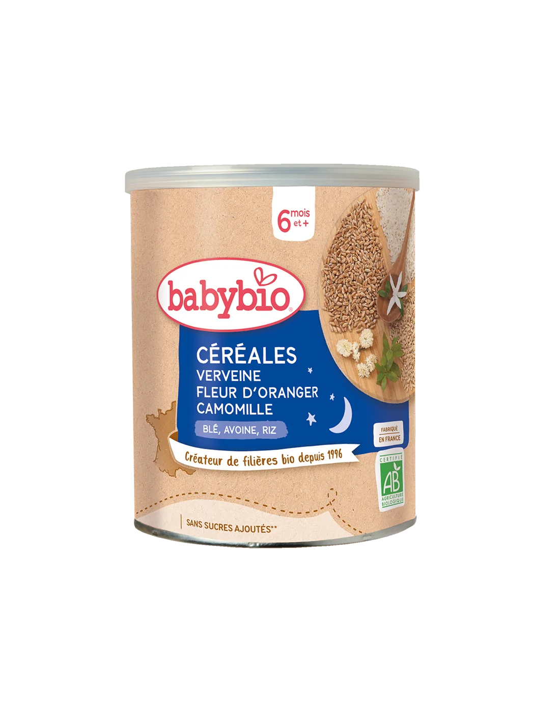 Céréales Infantiles Verveine Fleur D’oranger Camomille (Dès 6mois)- Babybio